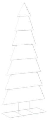 Obrázok produktu pre vidaXL Kovový vianočný stromček s podstavcom KUOPIO, 210 cm, oceľ, biela