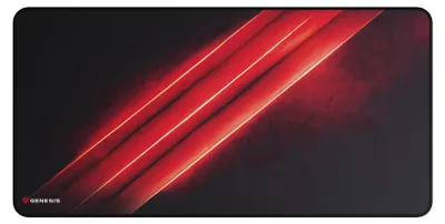 Produktbild von GENESIS Carbon 500 Maxi Flash G2, Schwarz, Rot, Abbildung, Stoff, Gummi, Anti-Rutsch-Basis, Gaming-Mauspad