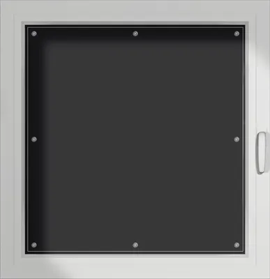 Produktbild von Wallario Lichtschutzbild, Dekorativer Sichtschutz Sonnenschutz 96 x 93 cm mit Motiv: Schwarz - Verdunklung ohne Bohren