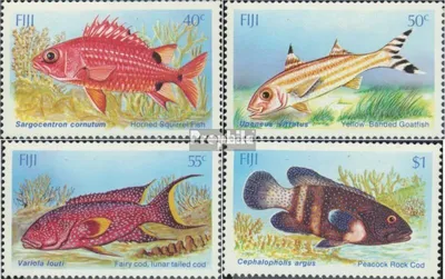 Produktbild von Briefmarken Fidschi-Inseln 1985 Mi 530-533 (kompl.Ausg.) postfrisch Fische