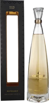 Immagine prodotto di Cincoro Tequila Reposado 40% Vol. 0,7l in scatola di cartone