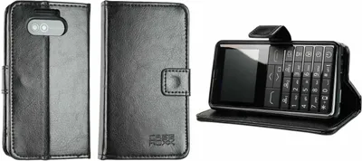 Obrázok produktu pre caseroxx puzdro na mobilný telefón kompatibilné s Emporia Prime LTE Knižková taška Wallet Case v čierna