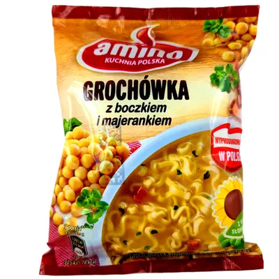 Produktbild von Zupa grochowa błyskawiczna Amino 65g