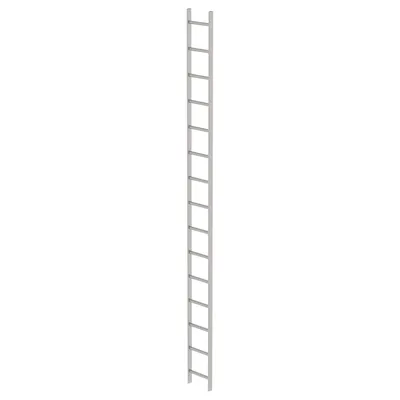 Produktbild von MUNK Schachtleiter aus Edelstahl 300mm breit 15 Sprossen 4,20m lang