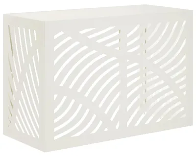 Zdjęcie produktu dla vidaXL Osłona klimatyzacji biała 90 x 40 x 60 cm stalowa