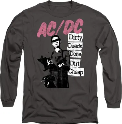 Immagine prodotto di AC/DC - Maglietta "Dirty Deeds" per uomo/donna Unisex TV9288 (XXL) (Charcoal)