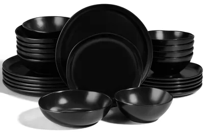 Image de Service de table en grès de 24 pièces pour 6 personnes