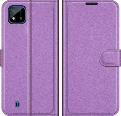 Produktbild von Mobigear Classic  Realme C11 (2020) Hülle Klapphülle Geldbörse - Lila