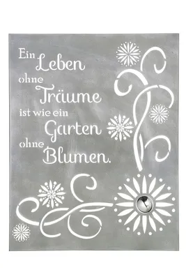 Produktbild von GILDE Metall Relief Weisheit Träume