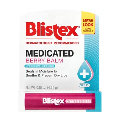 Immagine prodotto di Blistex | Balsamo labbra, Idratante, Protezione dal freddo, Protettivo, Ideale per l'inverno, SPF15 | Lampone - 4,25g