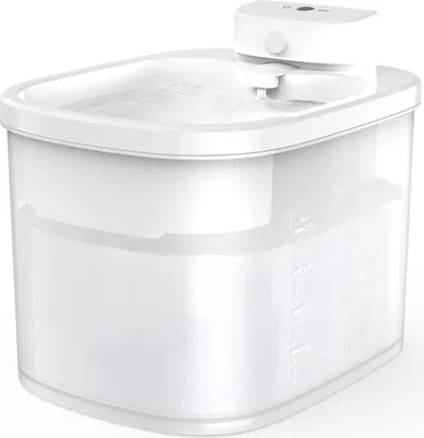 Produktbild von OUKNAK Katzenwasserbrunnen, kabellos, 2,2 LP Haustierwasserbrunnen