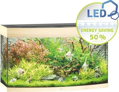 Produktbild von Aquarium JUWEL Vision 180 mit LED-Beleuchtung, Heizer, Filter ohne Unterschrank helles Holz