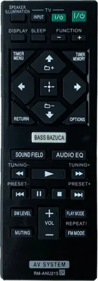 Produktbild von Ersatz Fernbedienung Sony AV System RM-ANU215