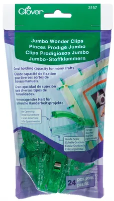 Produktbild von Clover Stoffklammer, Vinyl, 24/Pkg, c1