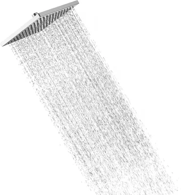 Productafbeelding van Regendouche 30 cm, vierkante douchekop, RVS, chroom, voor badkamer