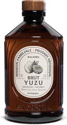 Produktbild von Bacanha Sirop Brut de Yuzu  400ml – -Yuzu-Sirup mit -Rohrzucker
