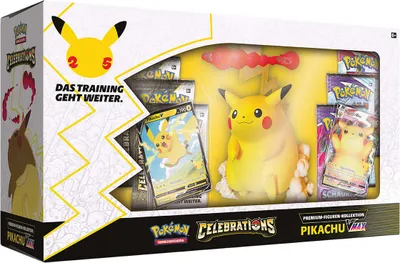 Produktbild von Pokémon Celebrations Premium Figur Kollektion - Pikachu VMAX - deutsch