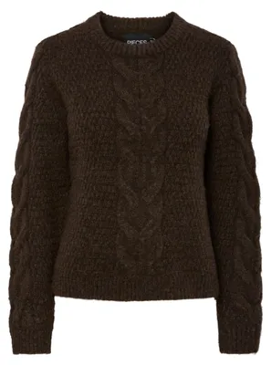 Zdjęcie produktu dla PIECES Pcnina Ls O-Neck Sweter z golfem