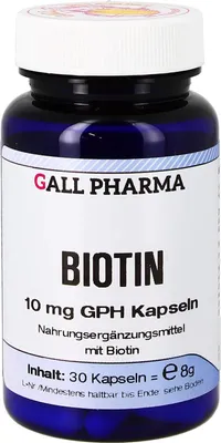 Produktbild von Biotin 10 mg Gph Kapseln 30 St