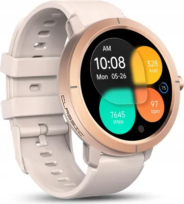 Produktbild von Damen-Smartwatch mit GPS, AMOLED, 180 Modi, 5ATM, Telefonate, 2 Armbänder