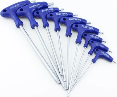 Produktbild von Tooltech 10875 Torx-Schlüsselsatz 9-teilig T10 - T50