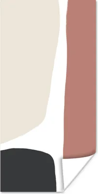 Produktbild von MuchoWow® Poster Pastell - Abstrakt - Design 80x160 cm - Kinderzimmer
