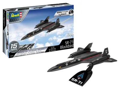 Obrázek produktu pro Revell 03652, Letadlo, Montážní sada, 1:110, Lockheed SR-71 Blackbird, Chlapec, Plast