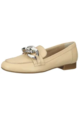 Produktbild von Klassische Damen Slipper aus Leder mit Zierkette