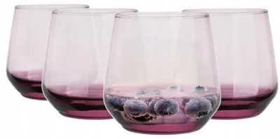 Produktbild von Glasmark KROSNO, 430ml, Set von 4, Longdrinkgläser, Trinkgläser, Highball Glas,