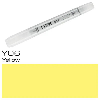 Zdjęcie produktu dla COPIC Ciao dwustronny pędzel i dłuto, Y06 żółty