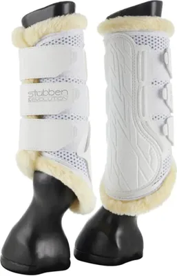 Immagine prodotto di Stübben Gaiters Evolution Airflow Stivali con ghette da allenamento in pile Bianco M