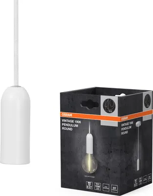 Zdjęcie produktu dla Lampara Pendulum Round Biała E27