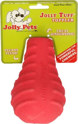 Produktbild von Jolly Tuff Toppler 12,7 cm Rot Kauspielzeug für Hunde
