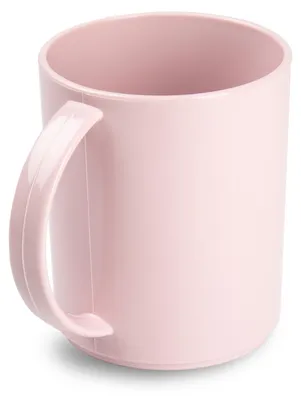 Produktbild von Plasticforte unzerbrechlich Trinkbecher - Kunststoff - 350 ml - rosa - Kinder - Camping