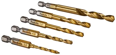 Immagine prodotto di Makita zest.wiert.do con.hss-tin 1/4" hex 5szt.