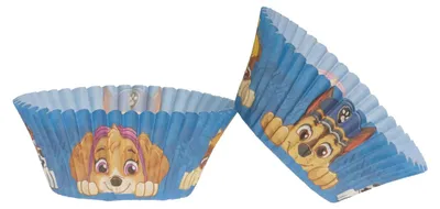 Obrázek produktu pro Dekorační formičky na muffiny s motivem Paw Patrol, modré barvy, 25 kusů