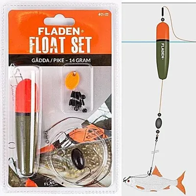 Produktbild von Fladen Köderfisch Tragkraft 18g Komplett Set