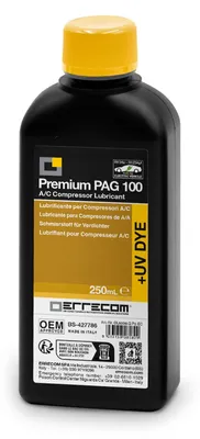Obrázok produktu pre Errecom PAG 100 Premium + UV farbivo - 250 ml, mazivo určené pre konvenčné alebo
