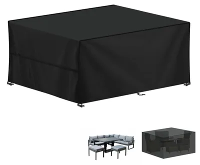 Produktbild von Elzusha – Schutzhülle für Gartenmöbel, 420D Oxford, wasserdicht, UV-beständig, 210x140x80 cm