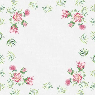 Produktbild von Sovie HORECA Tischdecke Ria aus Linclass® Airlaid 80 x 80 cm, 20 Stück - Floral Blumen