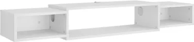 Zdjęcie produktu dla Lowboard Vicco Nordic Biały 139.7 x 20.3 cm z otwartymi półkami, Model 49521