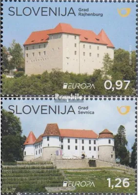 Produktbild von Briefmarken Slowenien 2017 Mi 1249-1250 (kompl.Ausg.) postfrisch Burgen und Schlösser