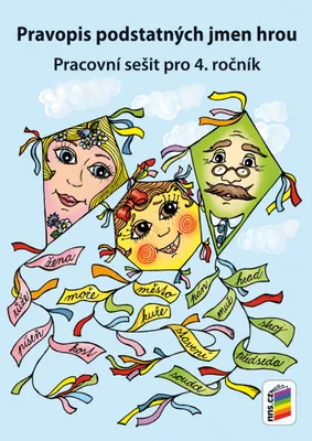 Obrázek produktu pro Pravopis podstatných jmen hrou - pracovní sešit pro 4. ročník