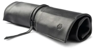 Immagine prodotto di Custodia in pelle di alta qualità per coltelli da cucina - Ampia tasca per coltelli, 42 x 38 cm