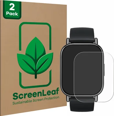 Produktbild von 2x ScreenLeaf Schutzfolie für Xiaomi Redmi Watch 5 Lite nachhaltiger Displayschutz Display Schutz Folie Klar Transparent