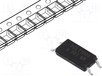 Obrázek produktu pro 1x OptočlenNapětí: 70VTyp: TCLT1009Optočlen - výstup: SMDPočet kanálů: 1