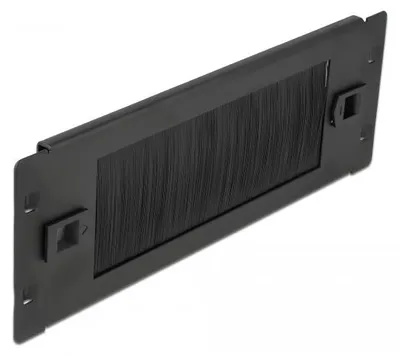Immagine prodotto di DELOCK 10" Kabelmanagement Bürstenleiste 2 HE schwarz
