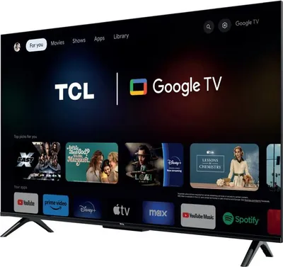 Obrázek produktu pro TCL 4K QLED TV | 55T69C | 55 | Smart TV | Google TV | UHD | Black