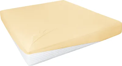 Produktbild von Hahn Haustextilien Elasthan-Feinjersey-Spannlaken Royal Größe 180-200x200-220 cm pfirsich