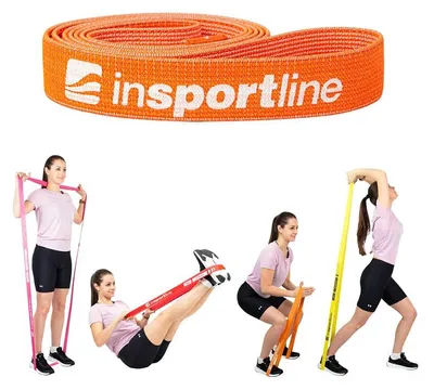 Produktbild von Insportline Krafttrainingsgummiband Rand Strong 208x3,3 cm / 8 kg